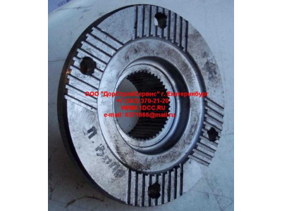 Фланец проходного вала D-165, 4 отв., с насечками, низкий, мелкий шлиц H HOWO (ХОВО) RHAZ9114320205 фото 1 Красноярск